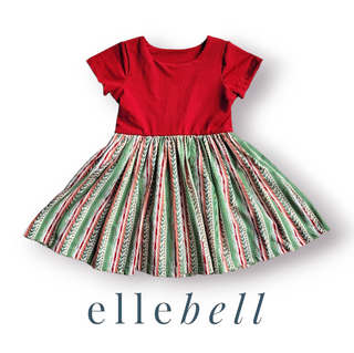 Holiday Vines Dress - 5T