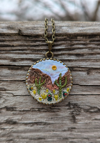 Saguaro National Park Clay Necklace