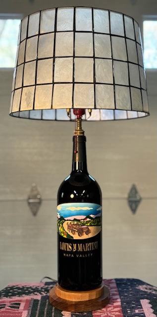 Louis Martini Wine Lamp