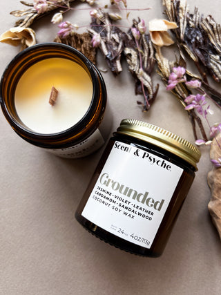 Grounded 4oz Wood Wick Candle