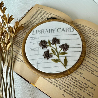 Small Library Card Hoop