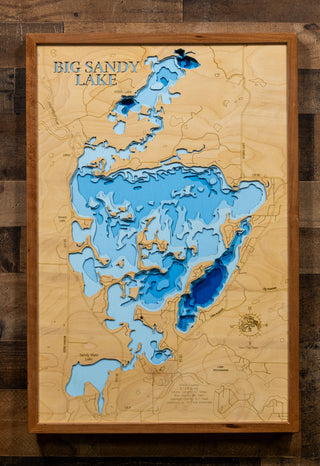 Big Sandy Lake 3d Map