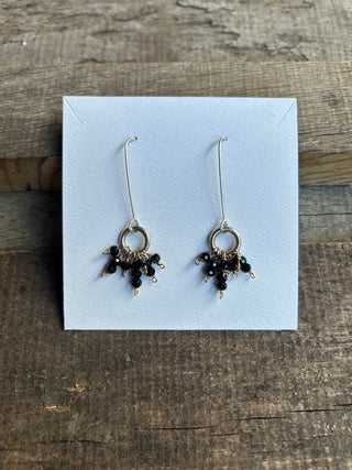 Spinel Beaded Earrings
