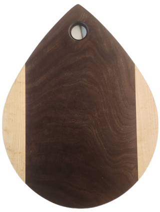 Tear Drop - Walnut w/ maple edges