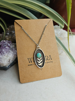 Turquoise Shadowbox Necklace