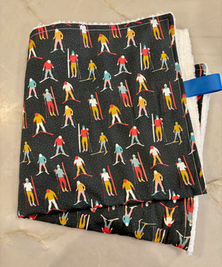 Nordic Skier Snuggle Blanket