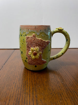 Lime Mug with Pink MN