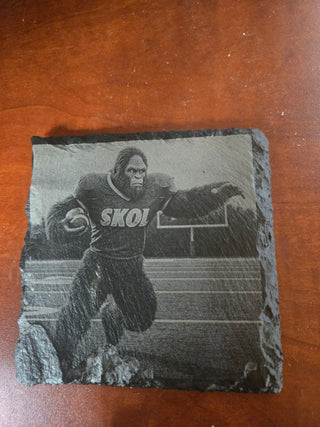 Bigfoot playing football