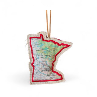 MN Map Ornament