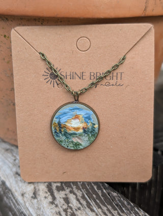 Superior Hiking Trail Clay Necklace