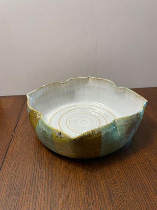 Green Serving or Fruit Bowl
