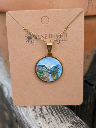 Rocky Mountain National Park Clay Necklace