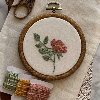 Heirloom Rose Hoop