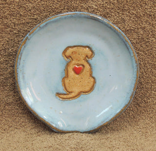 Spoonrest dog/heart 867