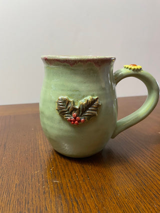 Cactus Green Holly Mug