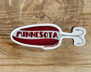 “Minnesota" Lure Sticker