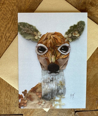 Deer Nature Art Card