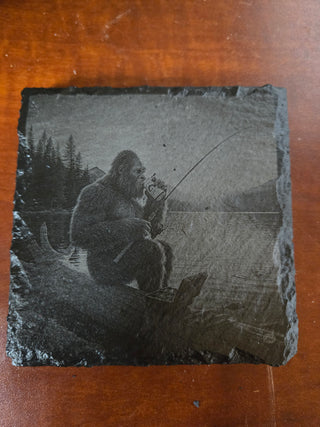 Bigfoot fishing
