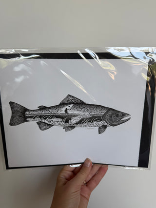 8 x 10 Trout Fishing