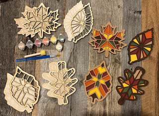 3 pack fall leaves DIY