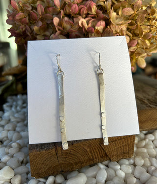 Sterling silver “stick” earrings
