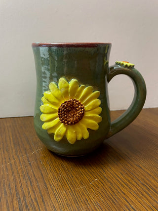 Green Sunflower Mug 2