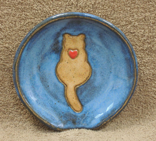 Spoonrest cat/heart 863