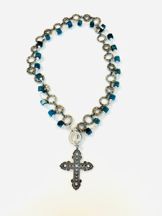 Sterling Silver Cross Linked Apatite