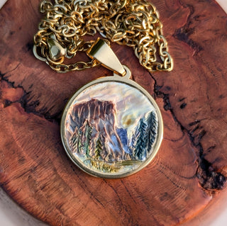 Yosemite National Park Clay Necklace