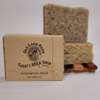 Lemongrass Scrub Goat's Milk Soap