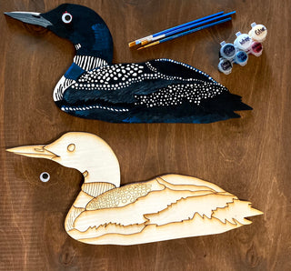 Large Loon DIY Paint Kit