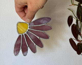 Stained Glass Cone Flower - Maroon