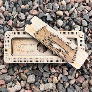 Cabin Cribbage Board