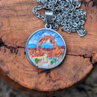 Arches National Park Clay Necklace