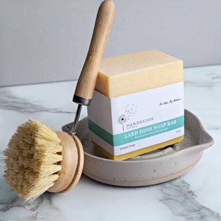 Lard Dish Soap Bar with Eucalyptus and Lemongrass