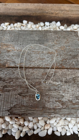 Moss Kyanite Necklace