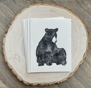 The Bear Stamped Card