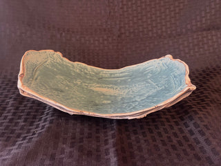 Green rectangular dish