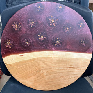 Lazy Susan Cherry/Maroon/Pinecones