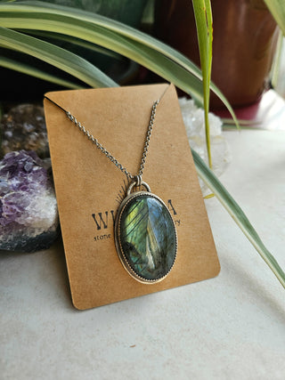 Labradorite Tree Necklace