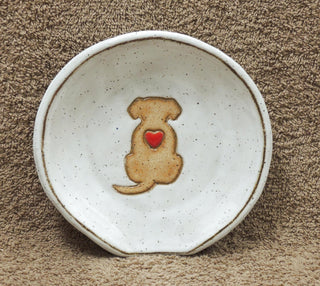 Spoonrest dog/heart 866