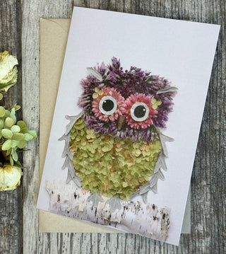 Lulu Owl Nature Art Card