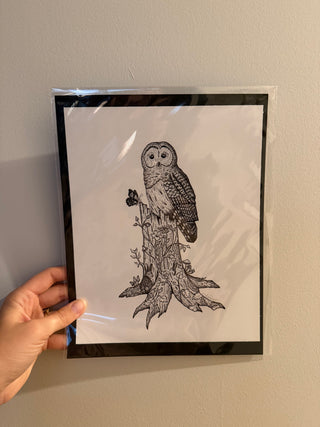 8 x 10 Owl