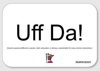 Uff Da! Sticker