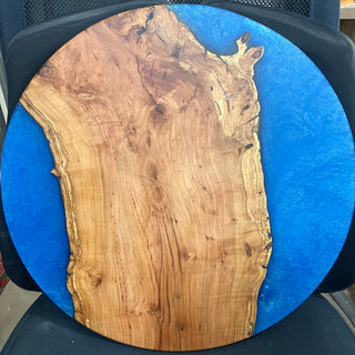 Lazy Susan Apple/Blue