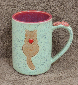 MUG cat/heart 809