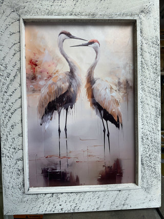 Framed Sandhill Crane