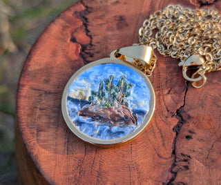 Voyageurs National Park Clay Necklace