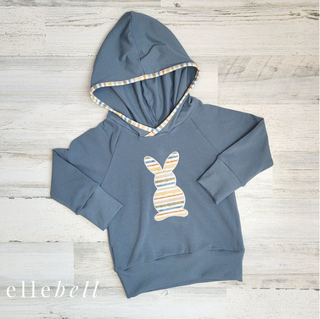 Bunny Hoodie Blue 3T