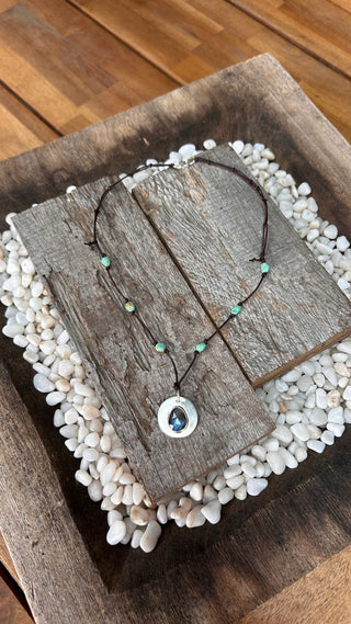 Labradorite and Turquoise Necklace
